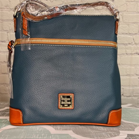 Dooney & Bourke Pebble Leather Crossbody-NWT - Picture 1 of 4